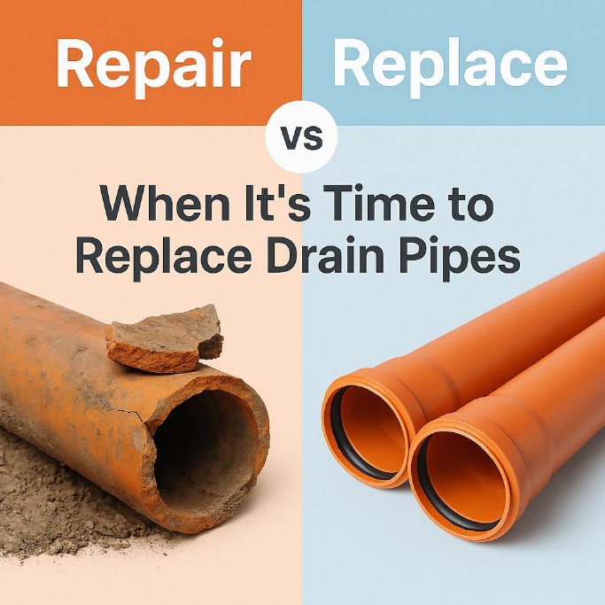 Repair vs Replace Drain Pipes London - Marcel & Son